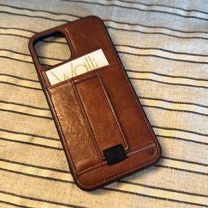 Walli case for iPhone 12/12pro. Cognac is name of case.  Never used.